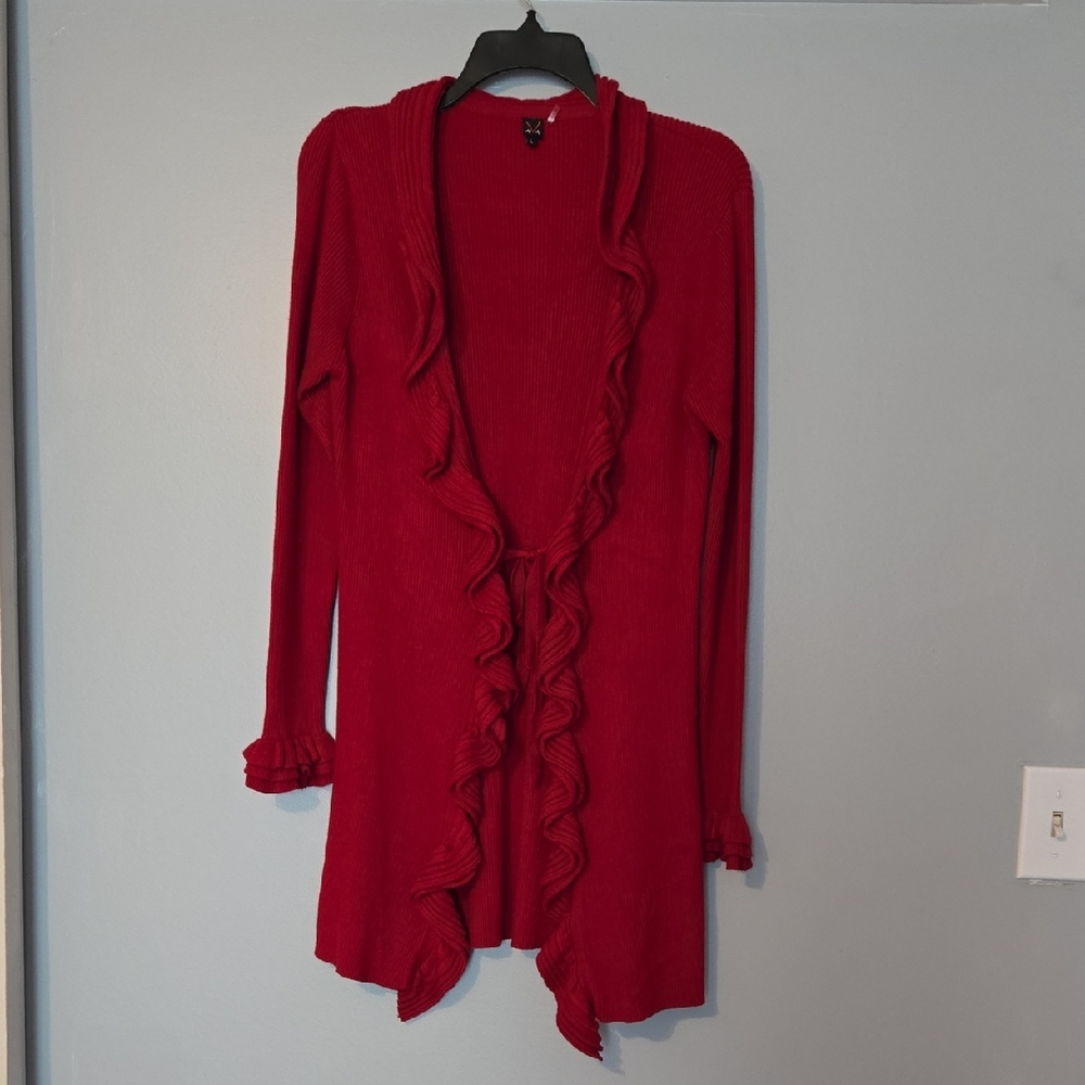 Ruffle Cardigan